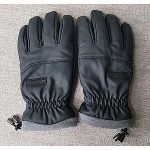 Ihuan Winter Gloves Waterproof Windproof Faux Fur Lined Size Medium